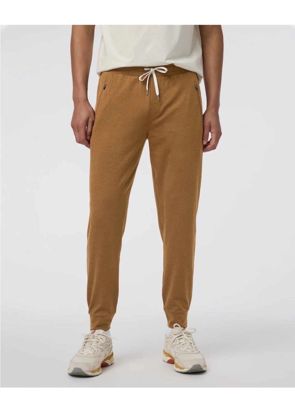 Vuori ponto  Drawstring Jogger Pants in Mustard size S active wear , performance